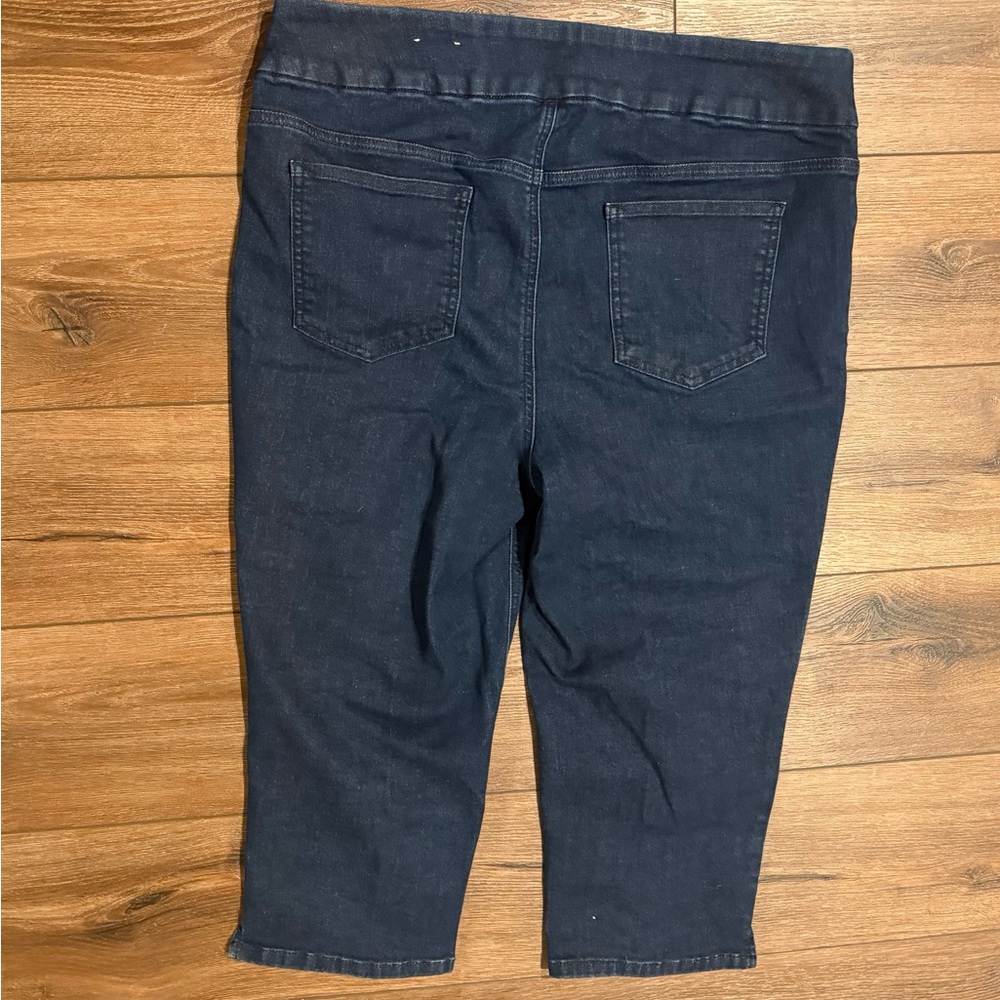 Chicos Perfect Stretch Jegging Capris Size 3~ XL/16 - Picture 5 of 9